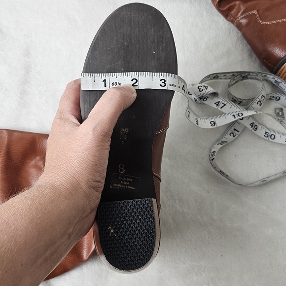 Muk Luks Original Pull-On Chestnut Saddle Up Cowgirl Boot Water Resistant Size 8 - Picture 9 of 11